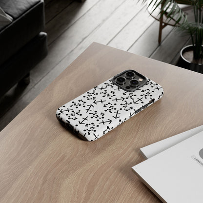 Tough Cases with the Sagittarius Zodiac sign for iPhone, Samsung Galaxy, and Google Pixel devices