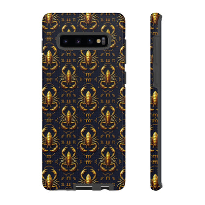 Tough Cases, Scorpio, Zodiac, Metal Pattern