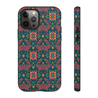 Tough Cases, Cancer, Zodiac v4, Flower Pattern