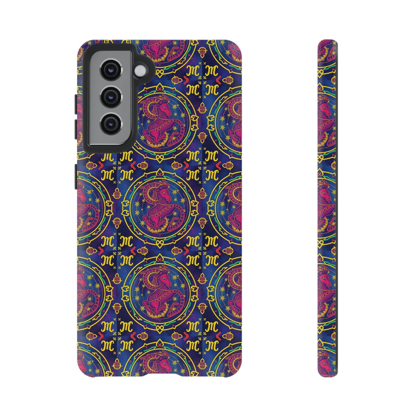 Tough Cases, Capricorn, Zodiac, Metal Pattern