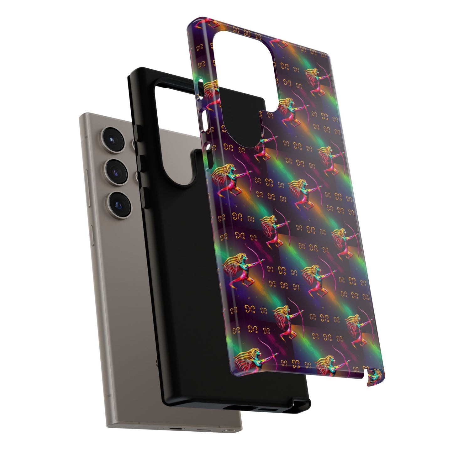 Tough Cases, Sagittarius, Zodiac v1, Metal Pattern