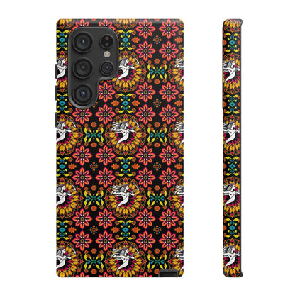 Tough Cases, Sagittarius, Zodiac v2, Flower Pattern