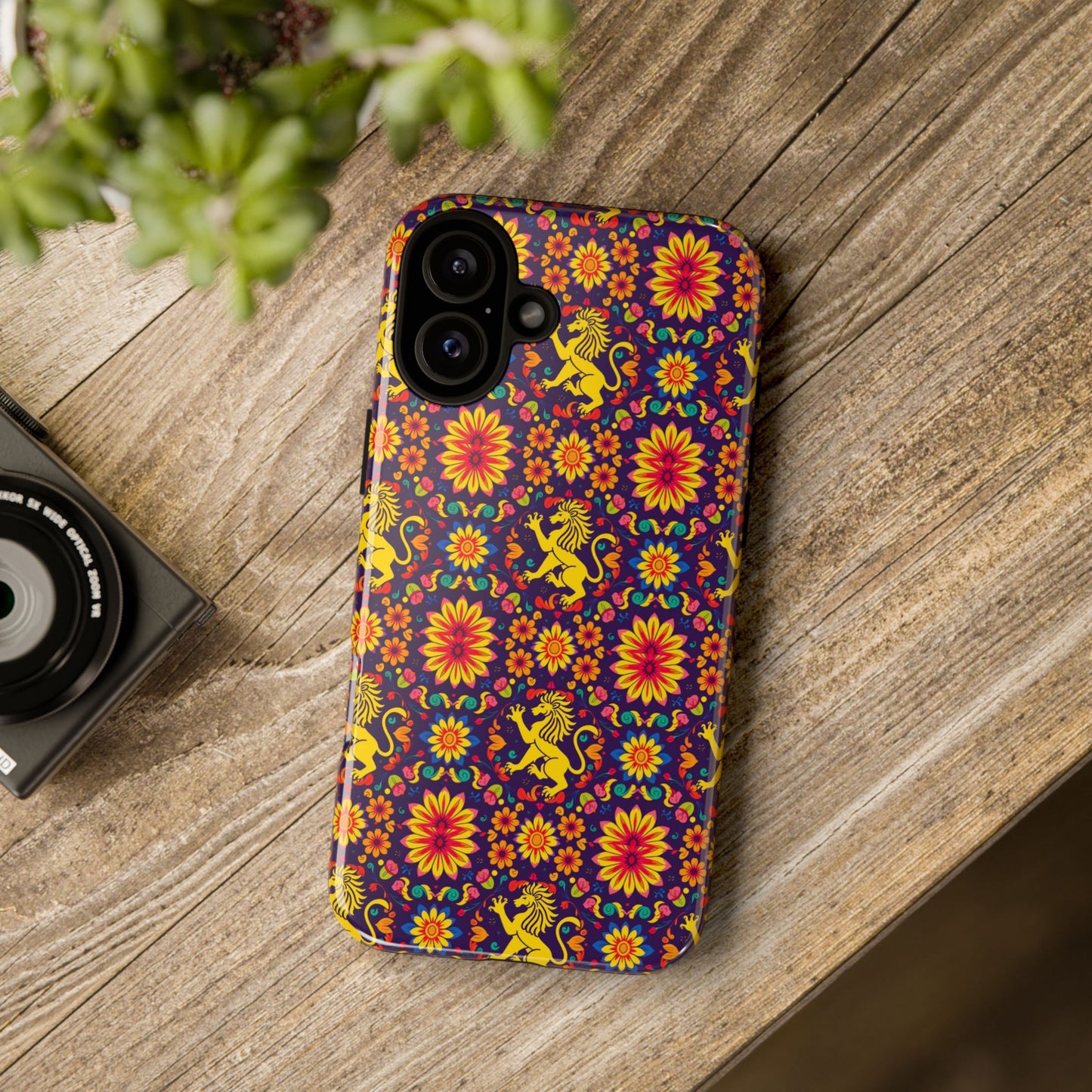 Tough Cases, Leo, Zodiac, Flower Pattern