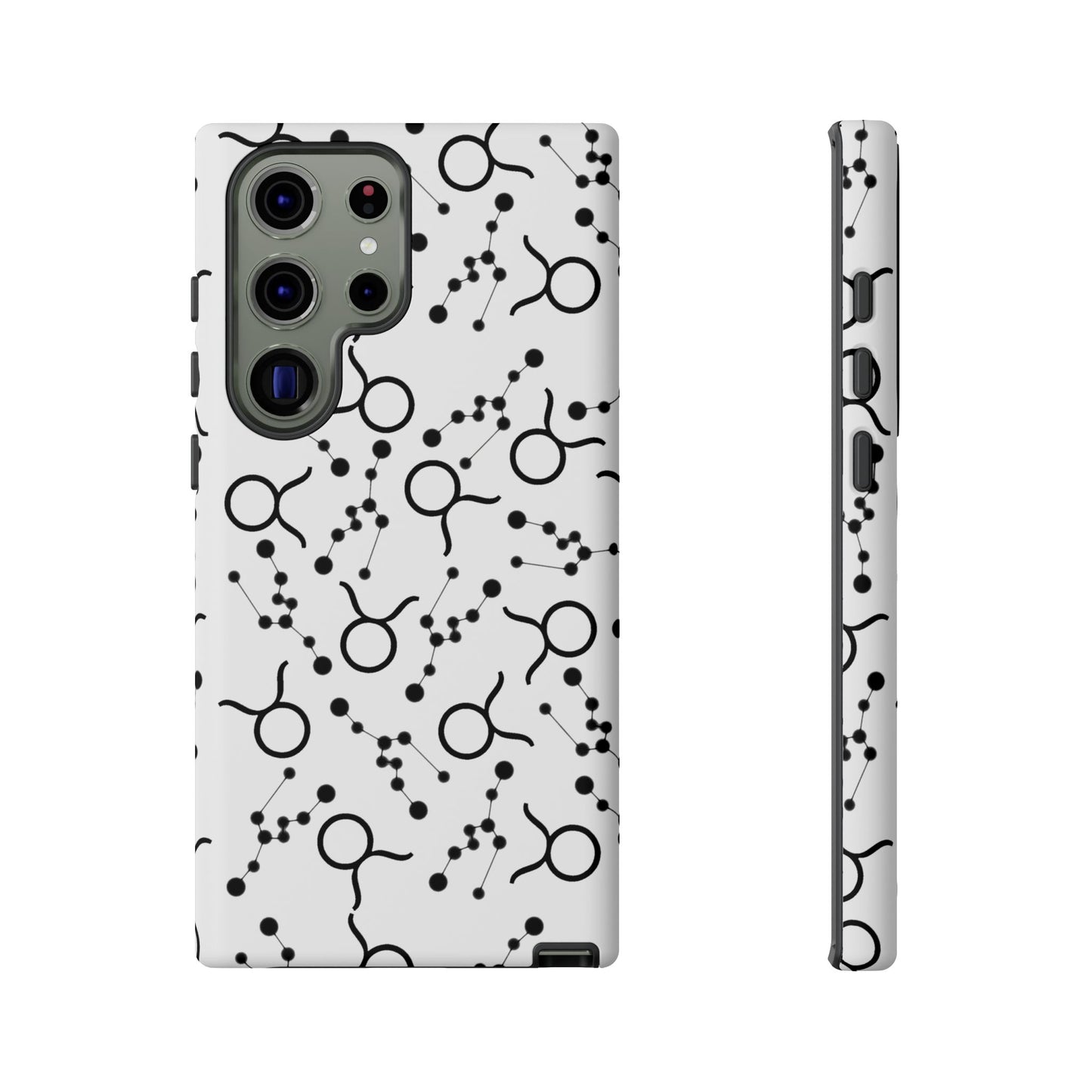 Tough Cases with the Taurus Zodiac sign for iPhone, Samsung Galaxy, and Google Pixel devices