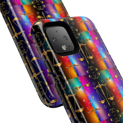 Tough Cases, Libra, Zodiac v1, Metal Pattern