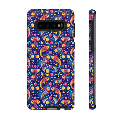 Tough Cases, Pisces, Zodiac, Bubble Pattern