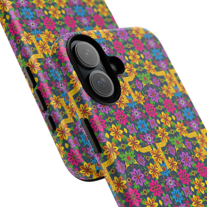 Tough Cases, Gemini, Zodiac v3, Flower Pattern
