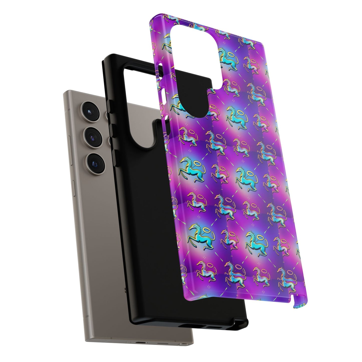 Tough Cases, Aquarius, Zodiac, Metal Pattern
