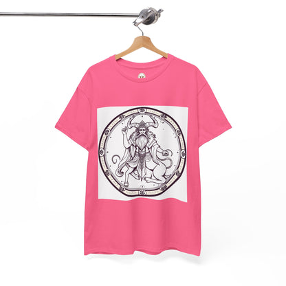 Unisex Heavy Cotton T-Shirt, Bull Centaur, Taurus Zodiac Design