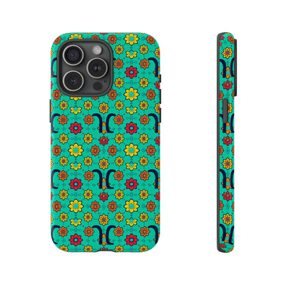 Tough Cases, Aquarius, Zodiac v2, Flower Pattern