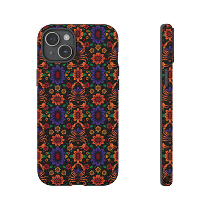 Tough Cases, Scorpio, Zodiac, Flower Pattern