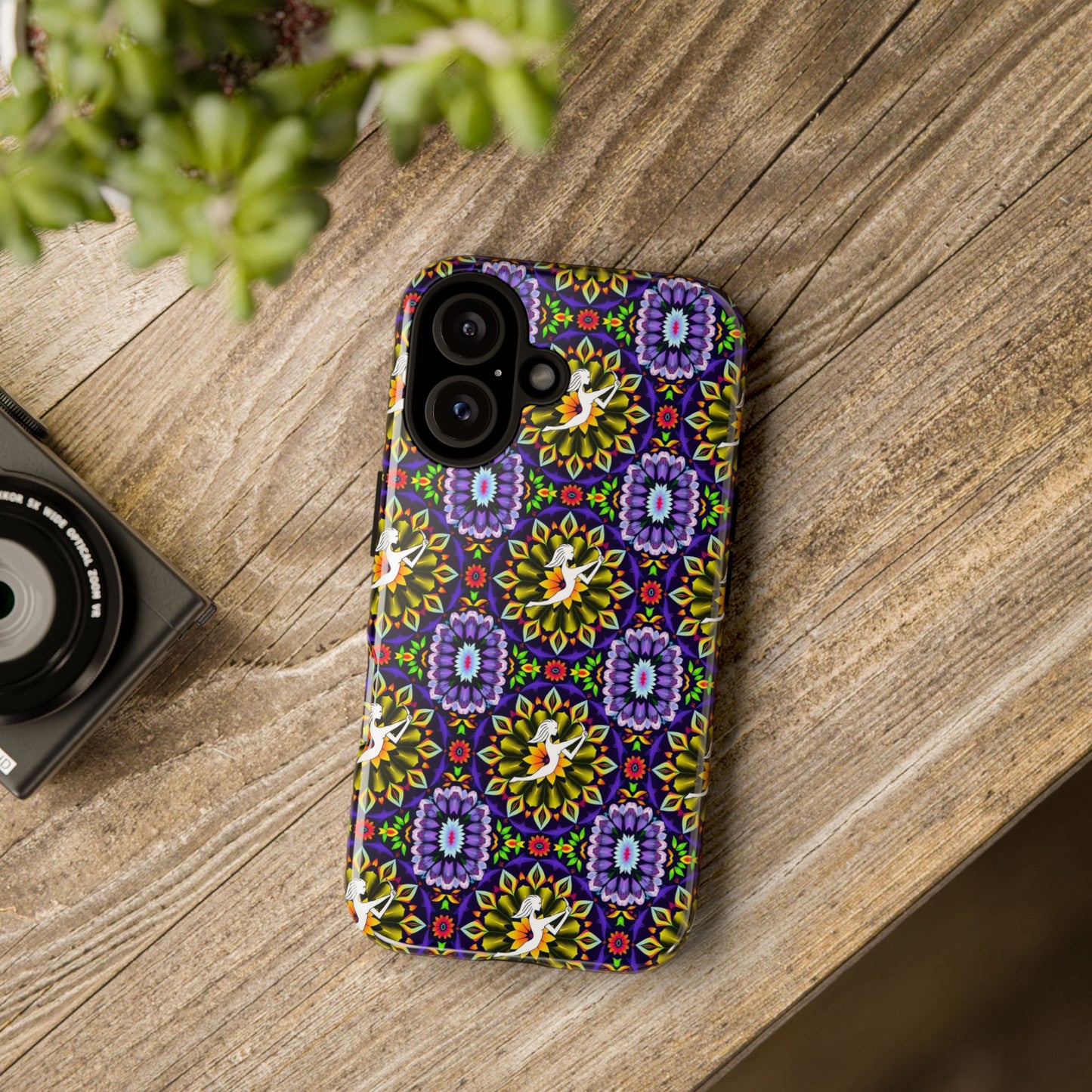 Tough Cases, Sagittarius, Zodiac v1, Flower Pattern