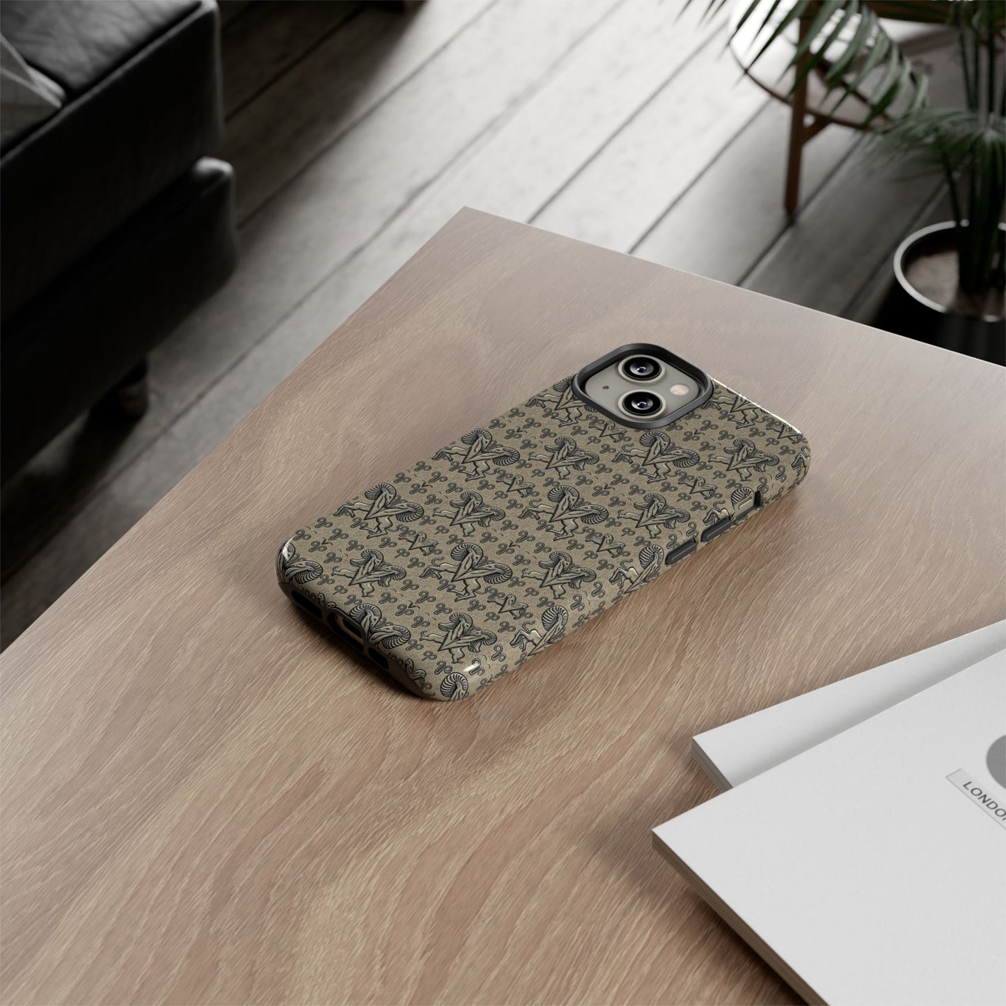 Tough Cases, Aries, Zodiac, Metal Pattern