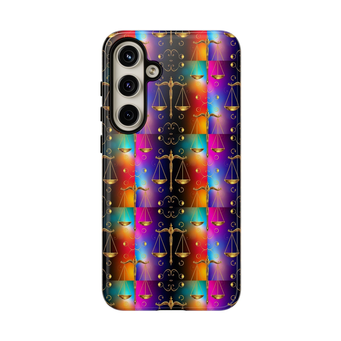 Tough Cases, Libra, Zodiac v1, Metal Pattern