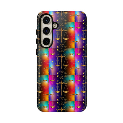 Tough Cases, Libra, Zodiac v1, Metal Pattern