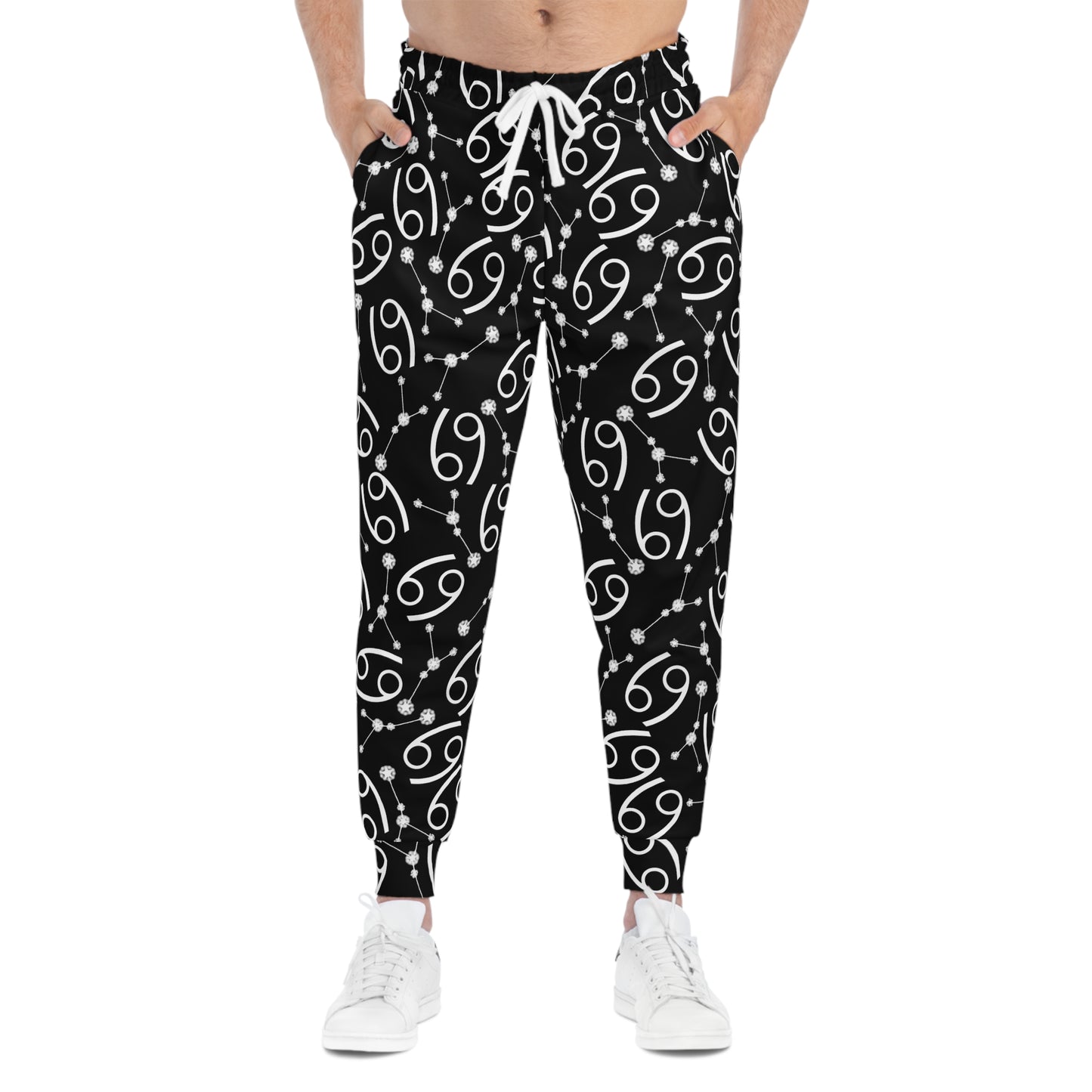 Athletic Joggers Cancer Zodiac sign (AOP)