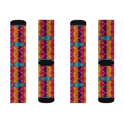Sublimation Socks, Pisces, Zodiac, Shapes Pattern