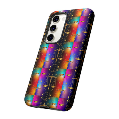 Tough Cases, Libra, Zodiac v1, Metal Pattern
