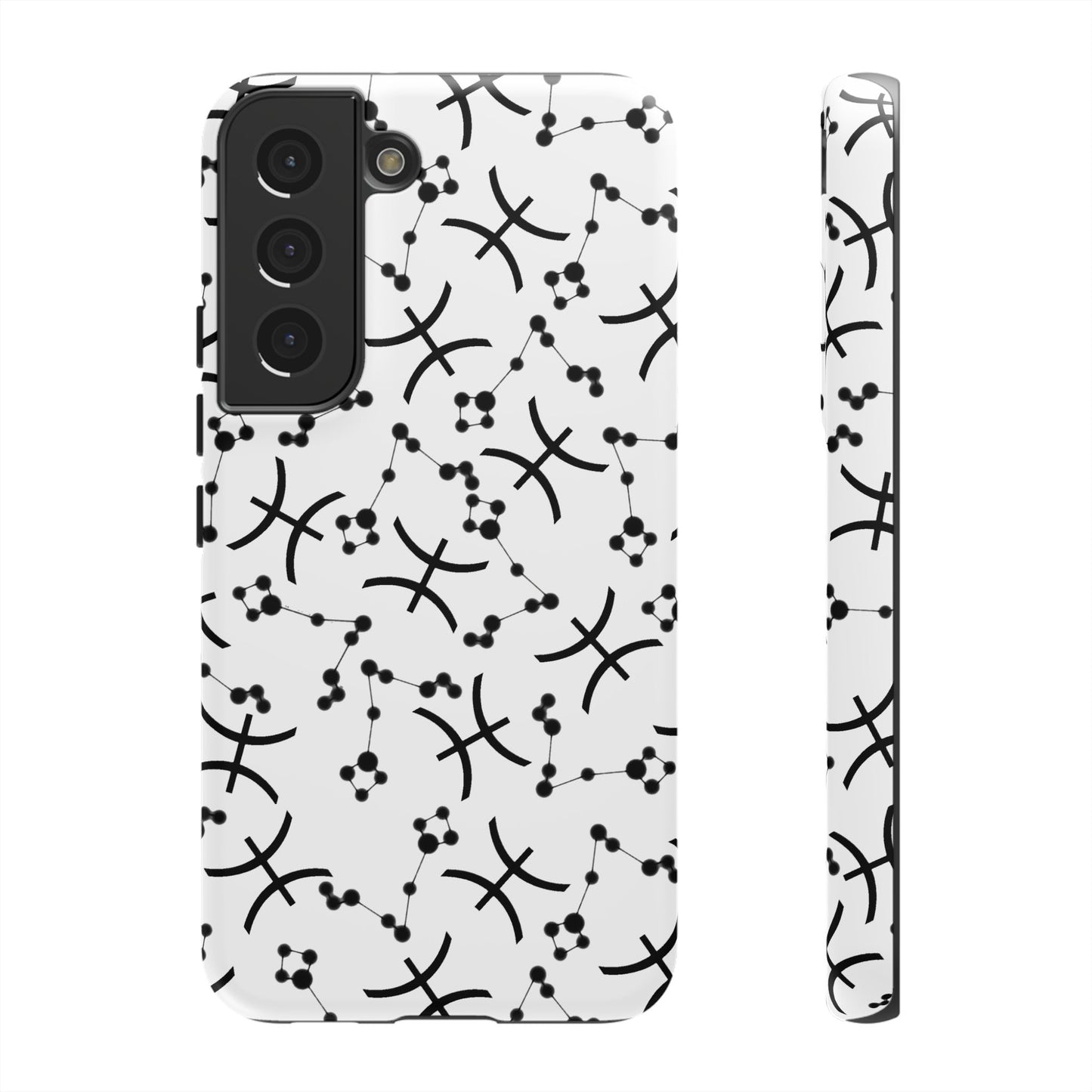 Tough Cases with the Pisces Zodiac sign for iPhone, Samsung Galaxy, and Google Pixel devices
