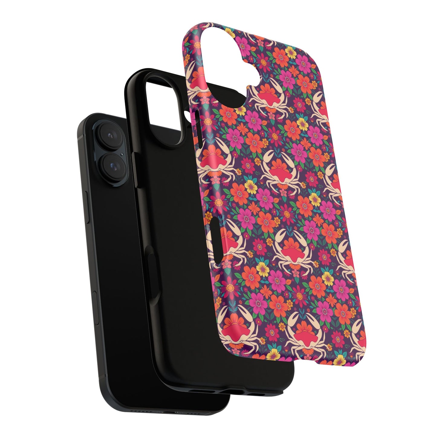 Tough Cases, Cancer, Zodiac v1, Flower Pattern