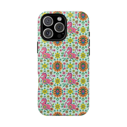 Tough Cases, Aquarius, Zodiac, Flower Pattern