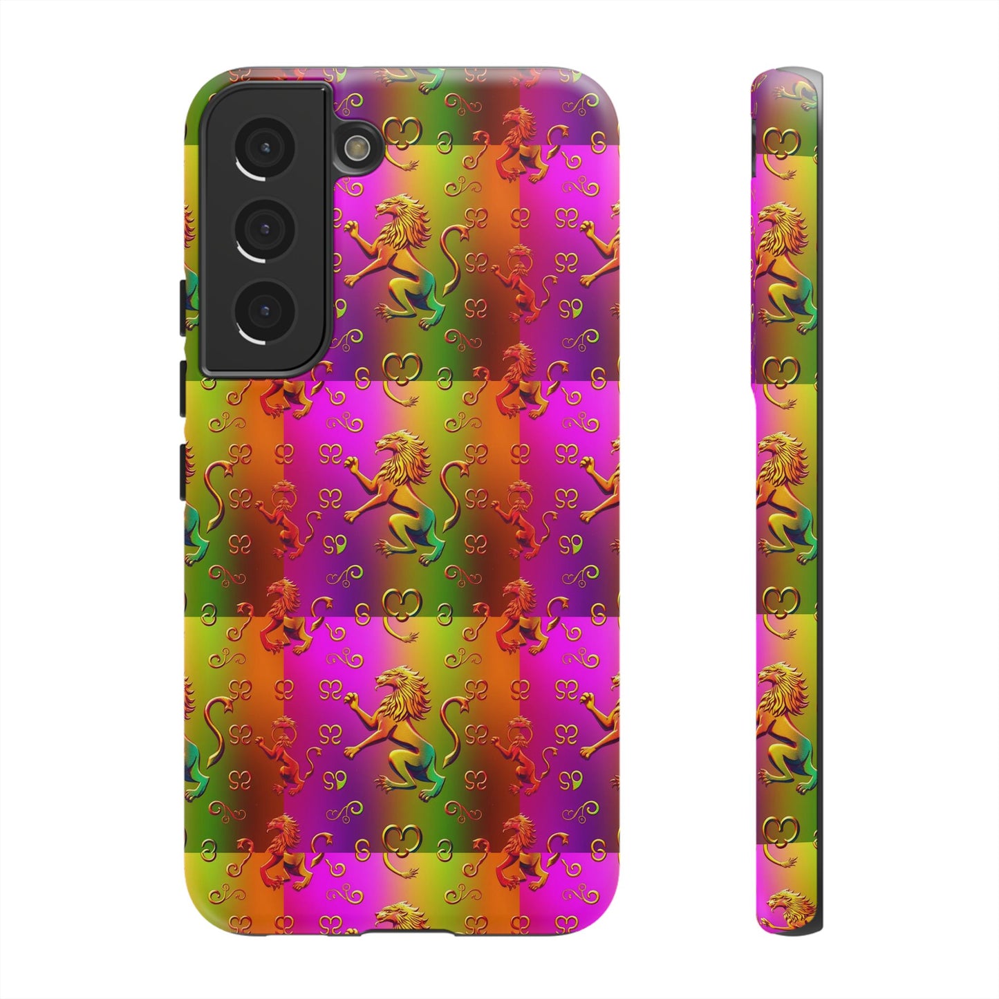 Tough Cases, Leo, Zodiac v1, Metal Pattern