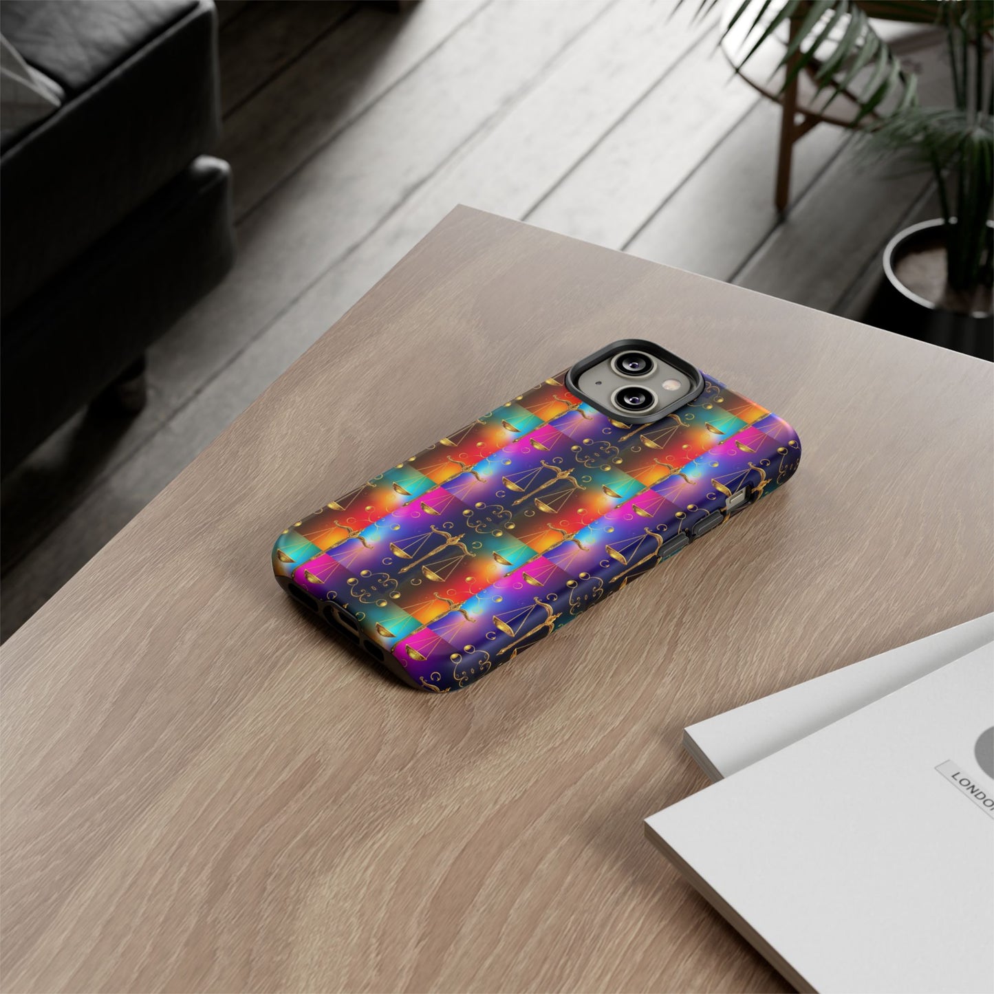 Tough Cases, Libra, Zodiac v1, Metal Pattern