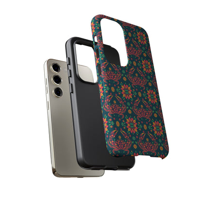 Tough Cases, Cancer, Zodiac v4, Flower Pattern