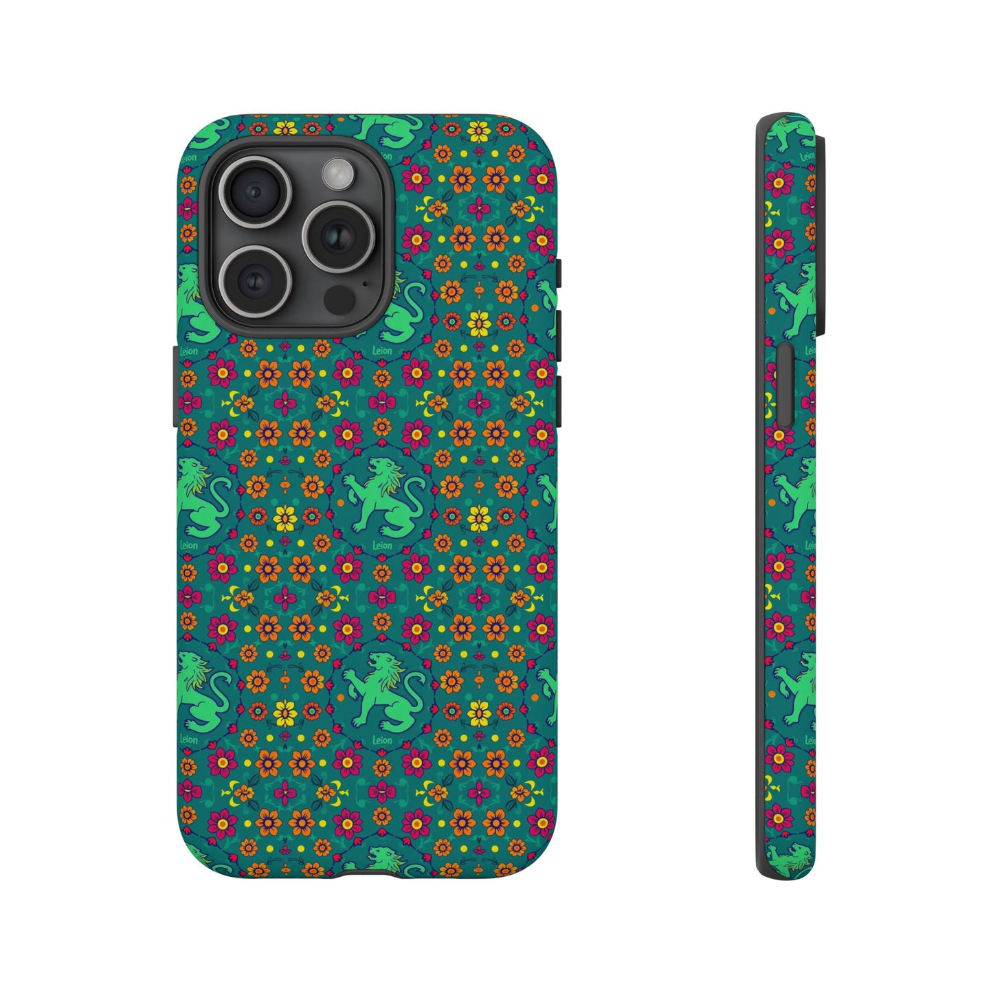 Tough Cases, Leo, Zodiac v3, Flower Pattern