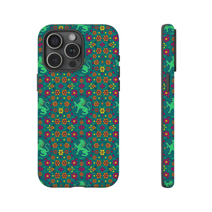 Tough Cases, Leo, Zodiac v3, Flower Pattern