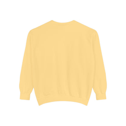 Garment-Dyed Sweatshirt, Unisex, Space Animal Design v1, Aries