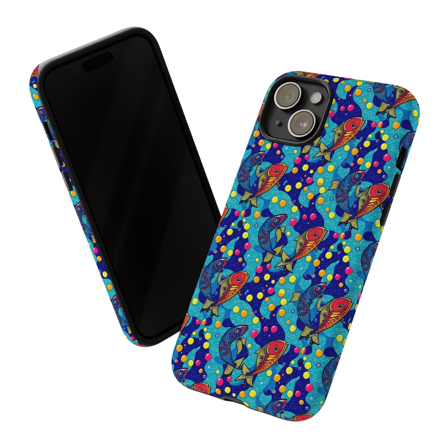 Tough Cases, Pisces, Zodiac v2, Bubble Pattern