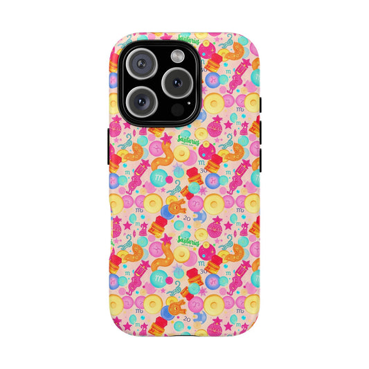 Tough Cases, Sagittarius, Zodiac v2, Bubble Pattern