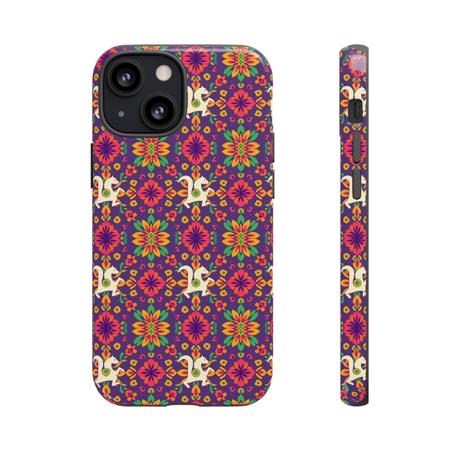 Tough Cases, Aquarius, Zodiac v1, Flower Pattern
