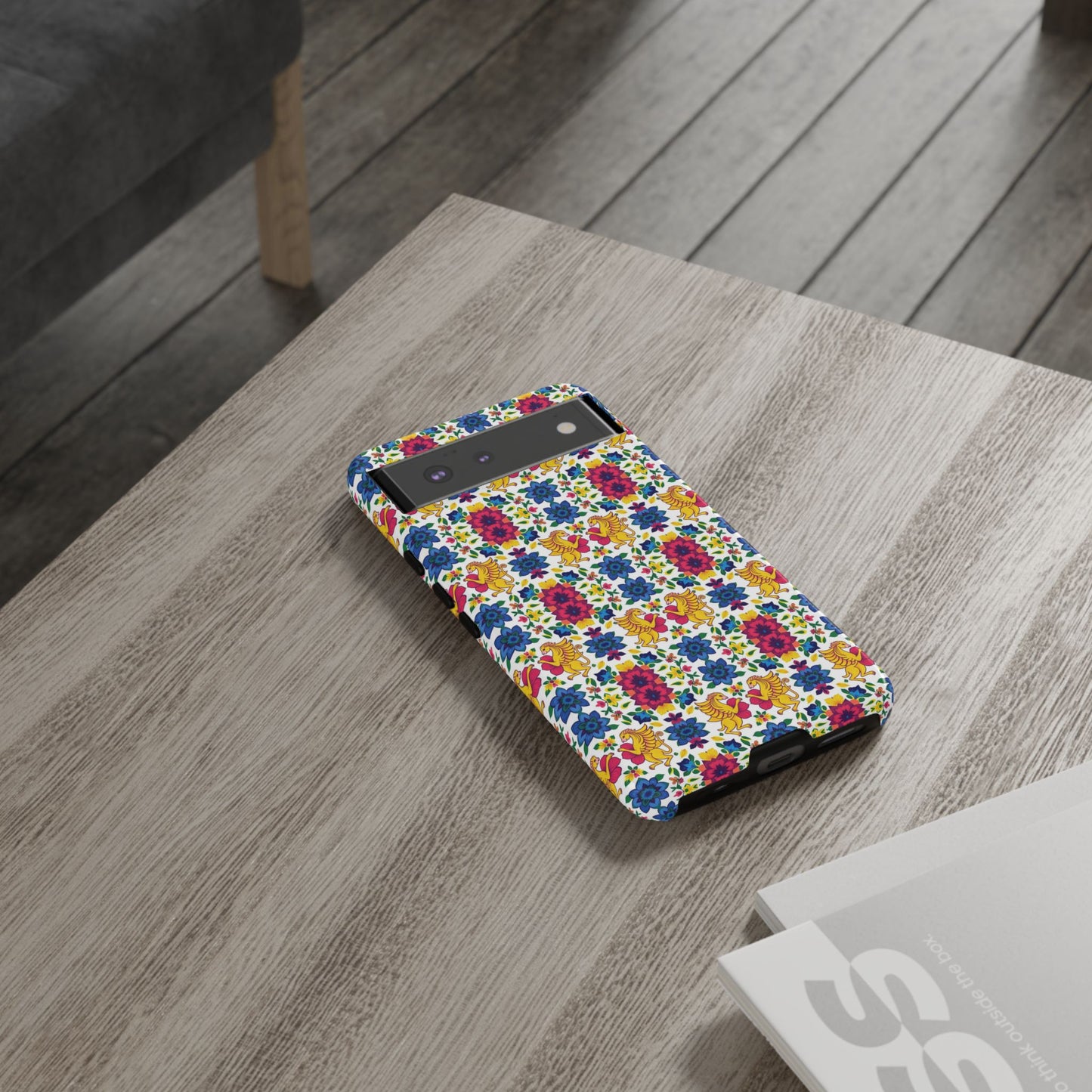 Tough Cases, Gemini, Zodiac, Flower Pattern