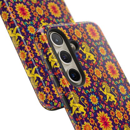 Tough Cases, Leo, Zodiac, Flower Pattern