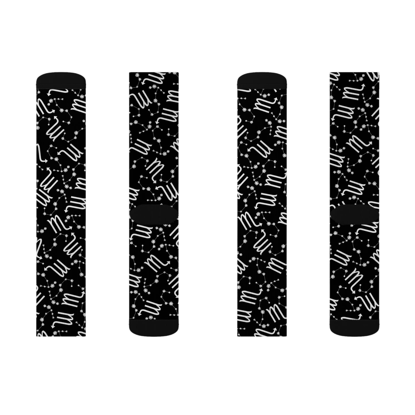Zodiac Sublimation Socks Scorpio Zodiac sign