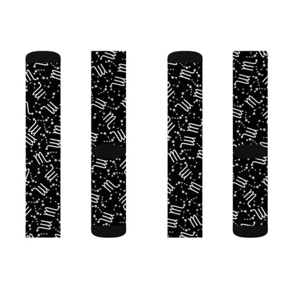 Zodiac Sublimation Socks Scorpio Zodiac sign