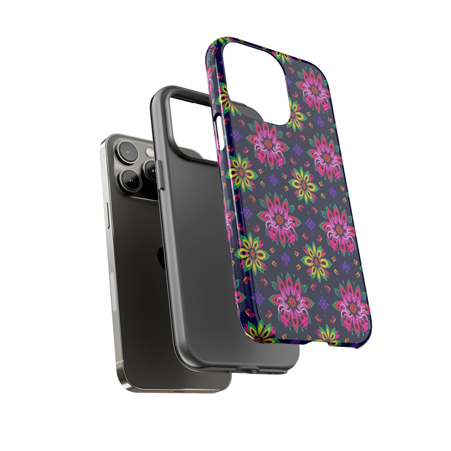 Tough Cases, Scorpio, Zodiac v4, Flower Pattern