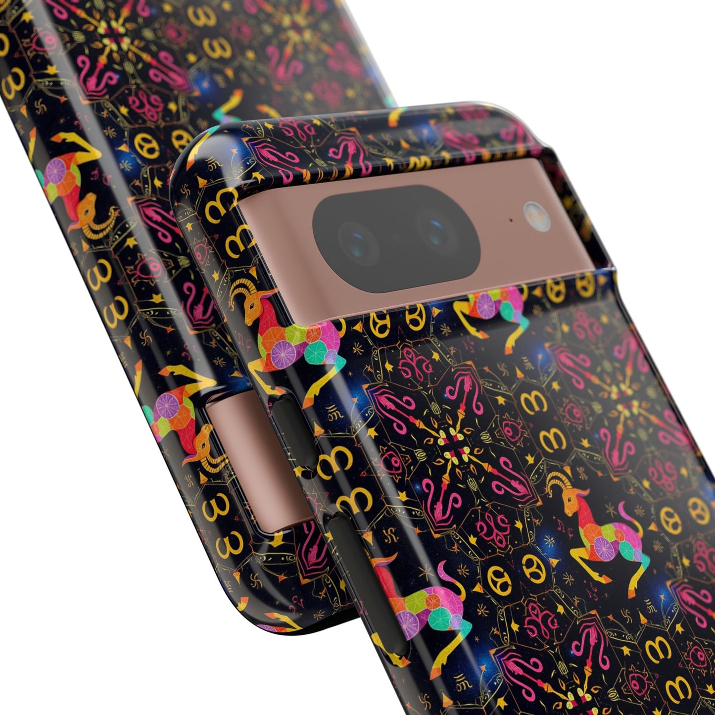 Tough Cases, Capricorn, Zodiac v2, Metal Pattern