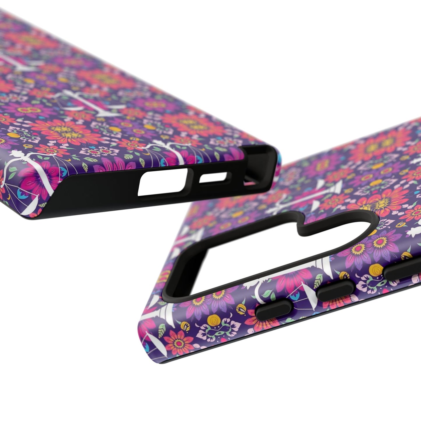 Tough Cases, Libra, Zodiac v4, Flower Pattern