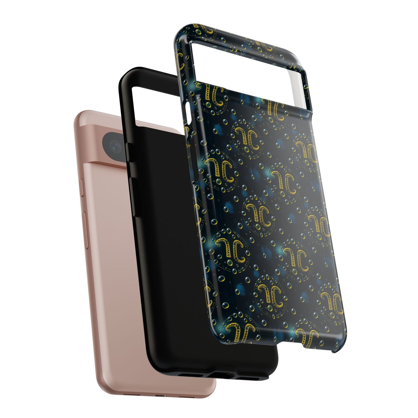 Tough Cases, Aquarius, Zodiac v2, Bubble Pattern