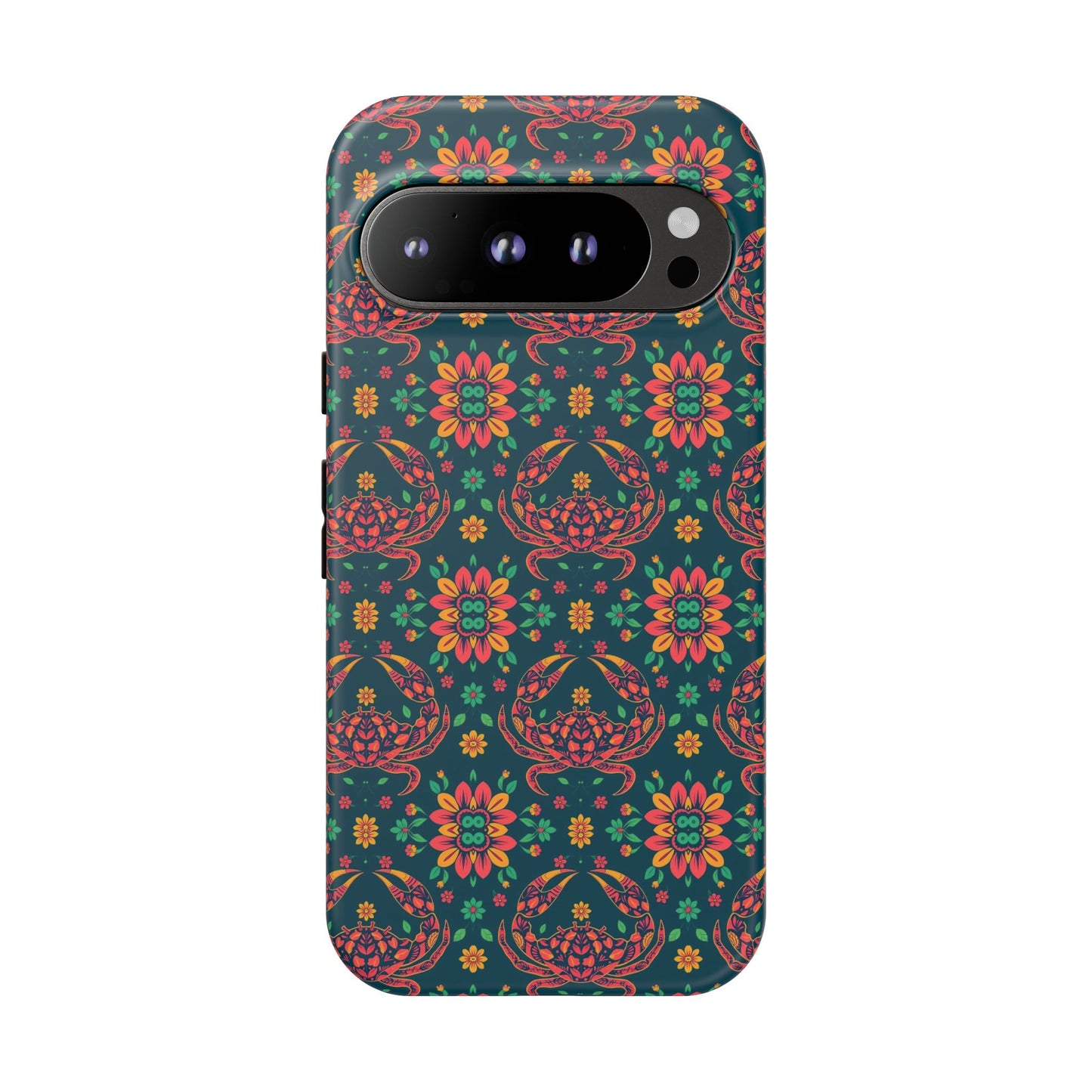 Tough Cases, Cancer, Zodiac v4, Flower Pattern