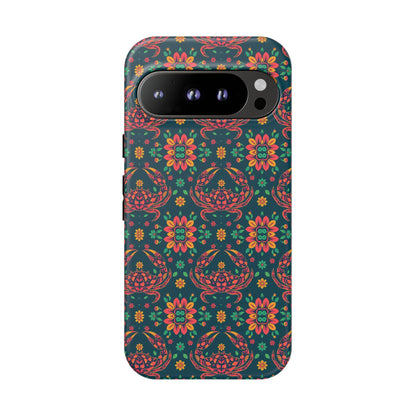 Tough Cases, Cancer, Zodiac v4, Flower Pattern