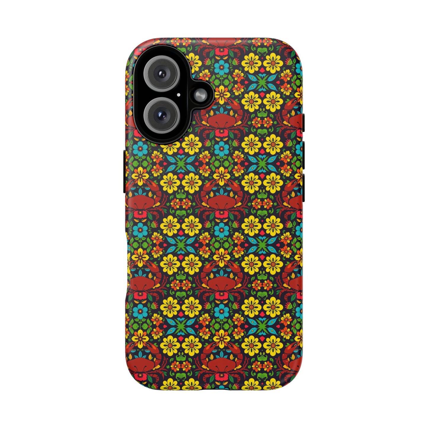Tough Cases, Cancer, Zodiac v2, Flower Pattern