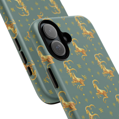 Tough Cases, Capricorn, Zodiac v1, Metal Pattern