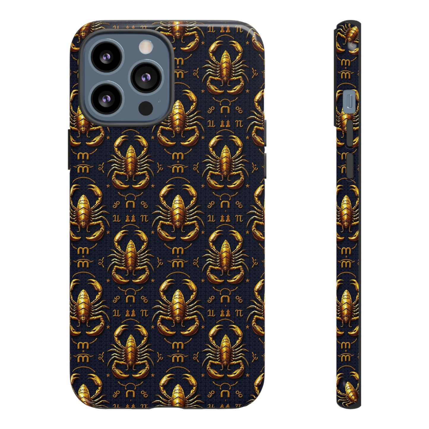 Tough Cases, Scorpio, Zodiac, Metal Pattern