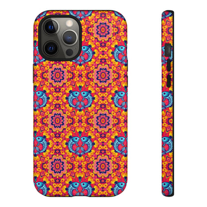 Tough Cases, Pisces, Zodiac v1, Flower Pattern