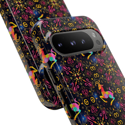 Tough Cases, Capricorn, Zodiac v2, Metal Pattern