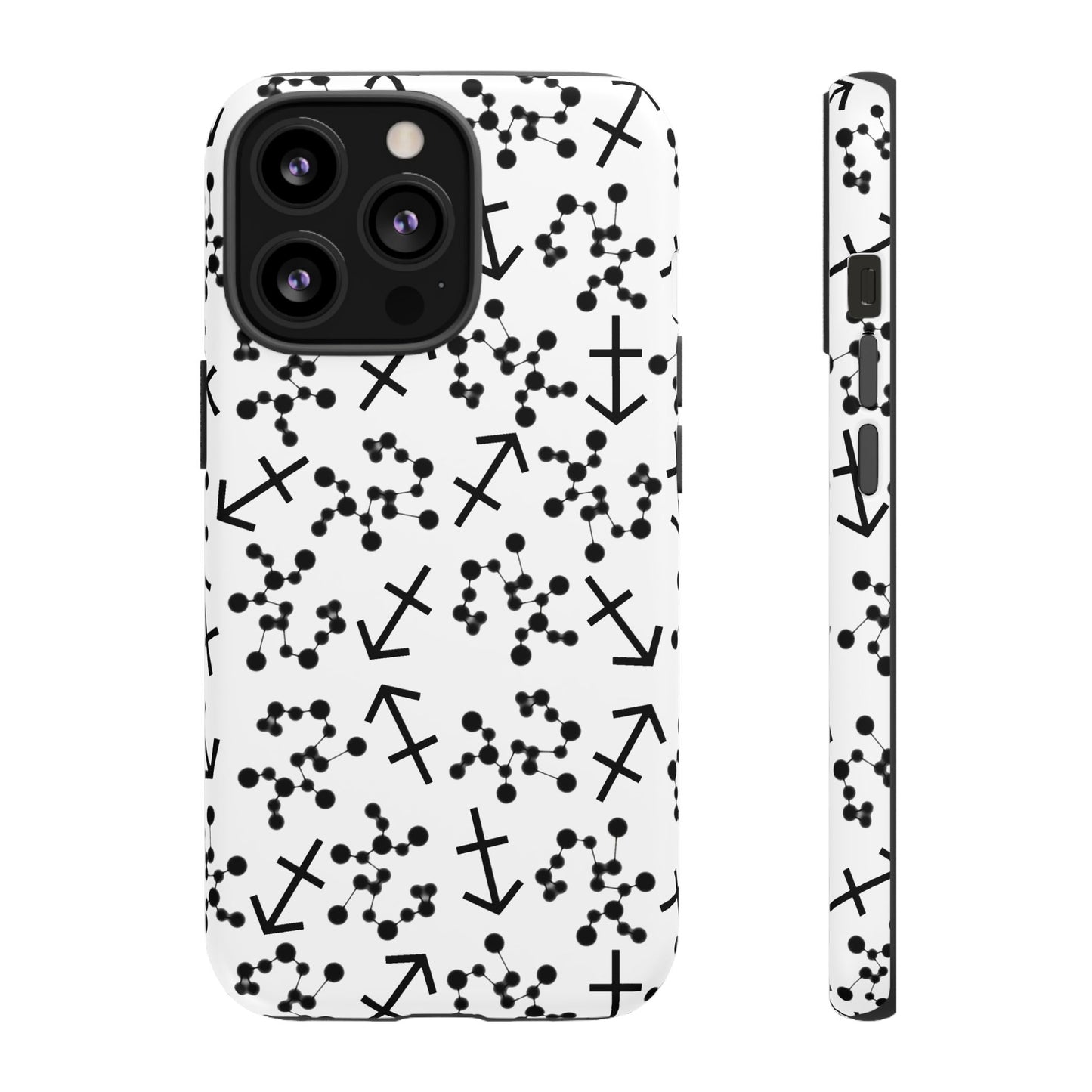 Tough Cases with the Sagittarius Zodiac sign for iPhone, Samsung Galaxy, and Google Pixel devices